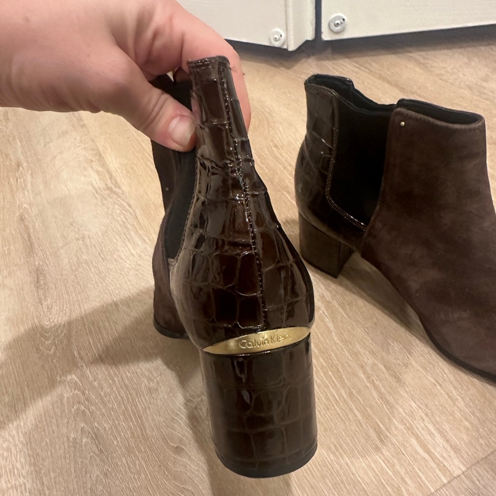 Calvin Klein boots, size 8